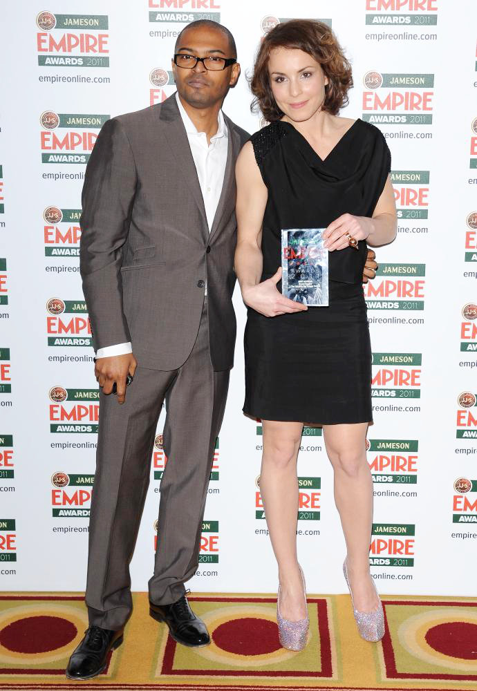 Noel Clarke;Noomi Rapace;<br>The Jameson Empire Awards 2011 - Press Room