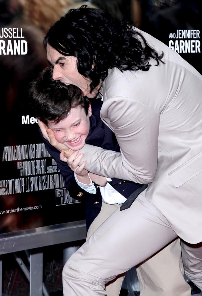 Jake Pauly;Russell Brand;<br>New York Premiere of 'Arthur' - Arrivals
