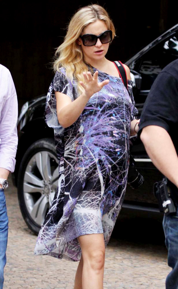 Pregnant Kate Hudson Feels 'Stoned'