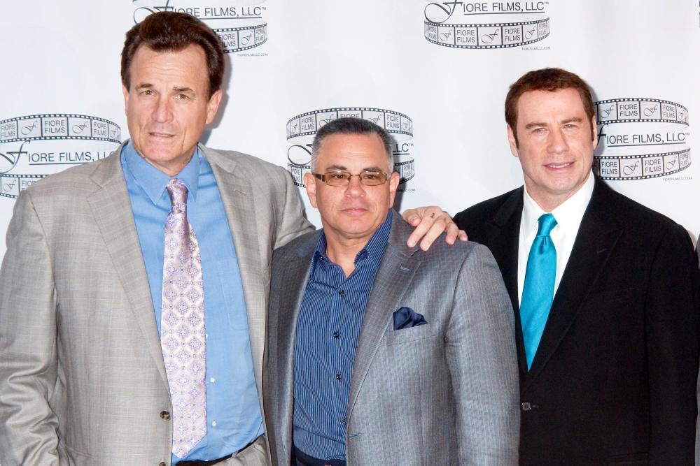Nick Cassavetes;John Gotti Jr.;John Travolta;<br>'Gotti: Three Generations' Press Conference