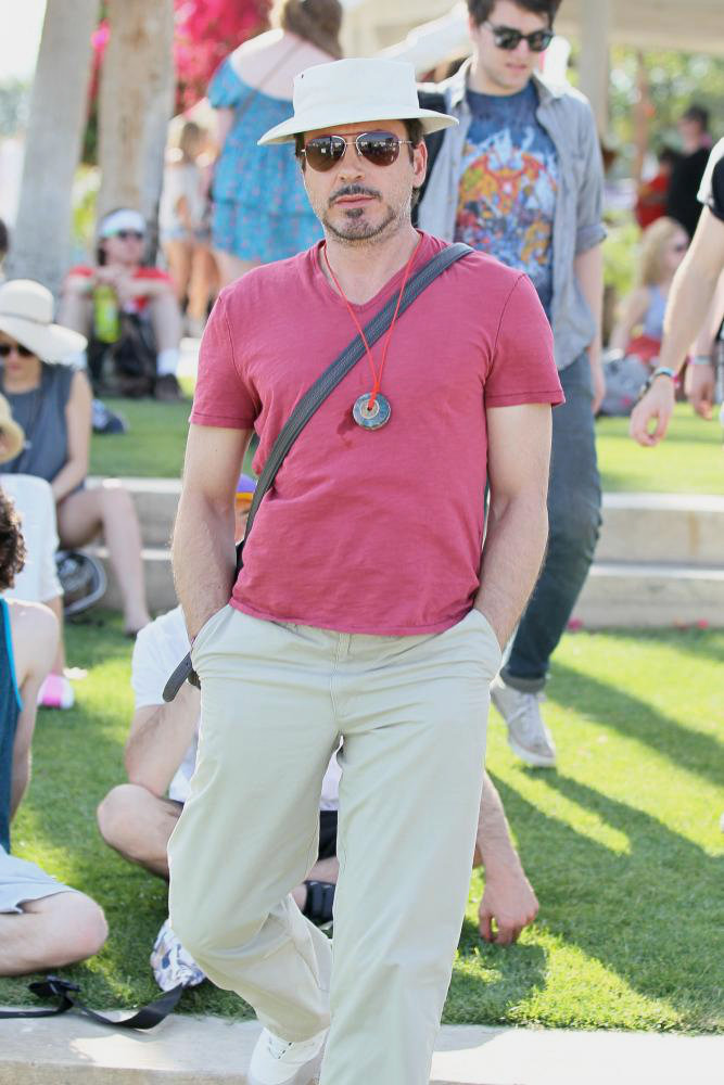Robert Downey Jr.;<br>Celebrities at The 2011 Coachella Valley Music and Arts Festival - Day 1