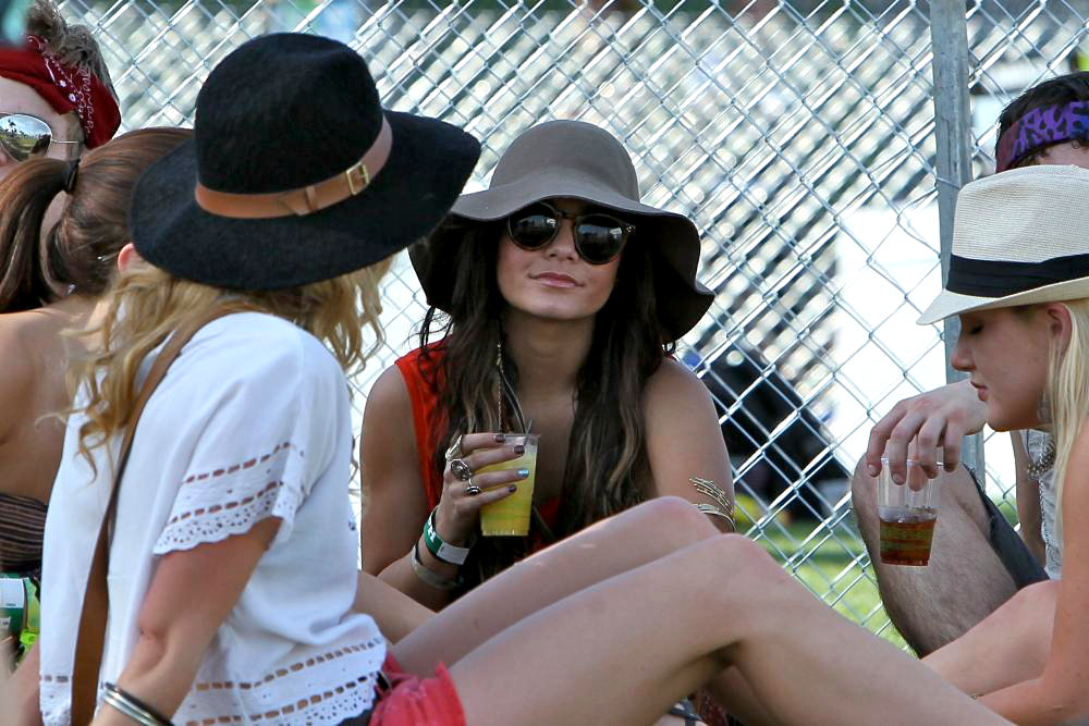 Vanessa Hudgens;<br>Celebrities at The 2011 Coachella Valley Music and Arts Festival - Day 1