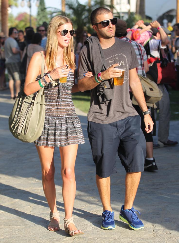 Nicky Hilton;David Katzenberg;<br>Celebrities at The 2011 Coachella Valley Music and Arts Festival - Day 1
