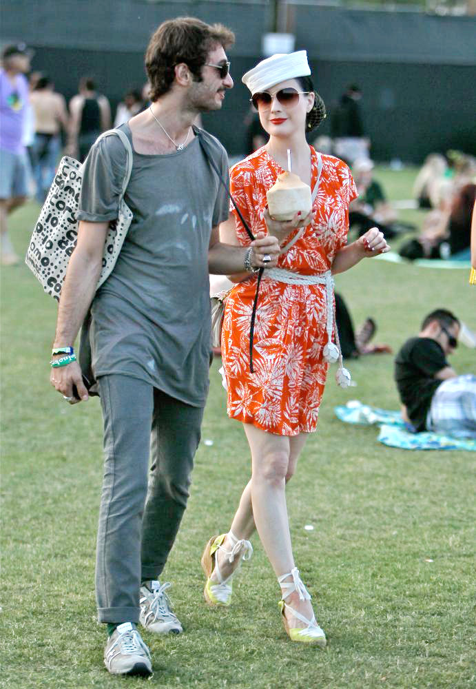 Dita Von Teese;<br>Celebrities at The 2011 Coachella Valley Music and Arts Festival - Day 3