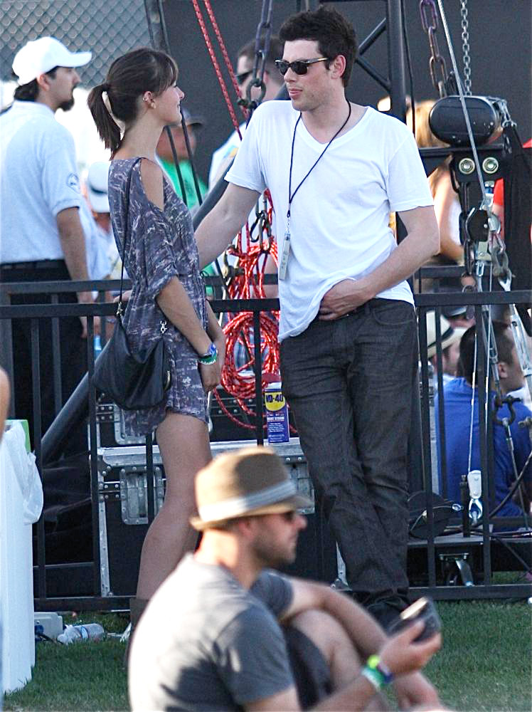 Cory Monteith;<br>Celebrities at The 2011 Coachella Valley Music and Arts Festival - Day 3