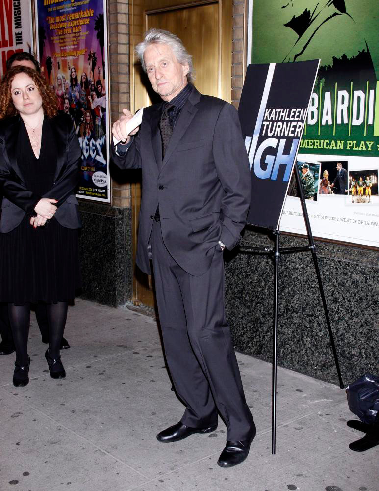 Michael Douglas;<br>Michael Douglas Attend The Opening Night of The Broadway Production of 'High'