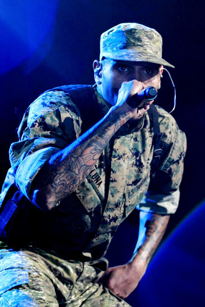 Chris Brown;<br>Chris Brown Performing Live at Adelaide Entertainment Centre as Part of His 'F.A.M.E' Tour