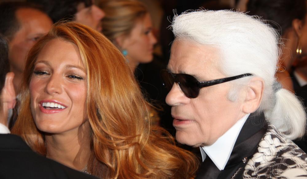 Blake Lively;Karl Lagerfeld;<br>Alexander McQueen: Savage Beauty Costume Institute Gala
