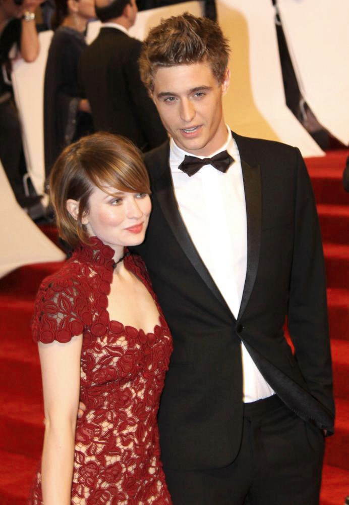 Emily Browning;Max Irons;<br>Alexander McQueen: Savage Beauty Costume Institute Gala