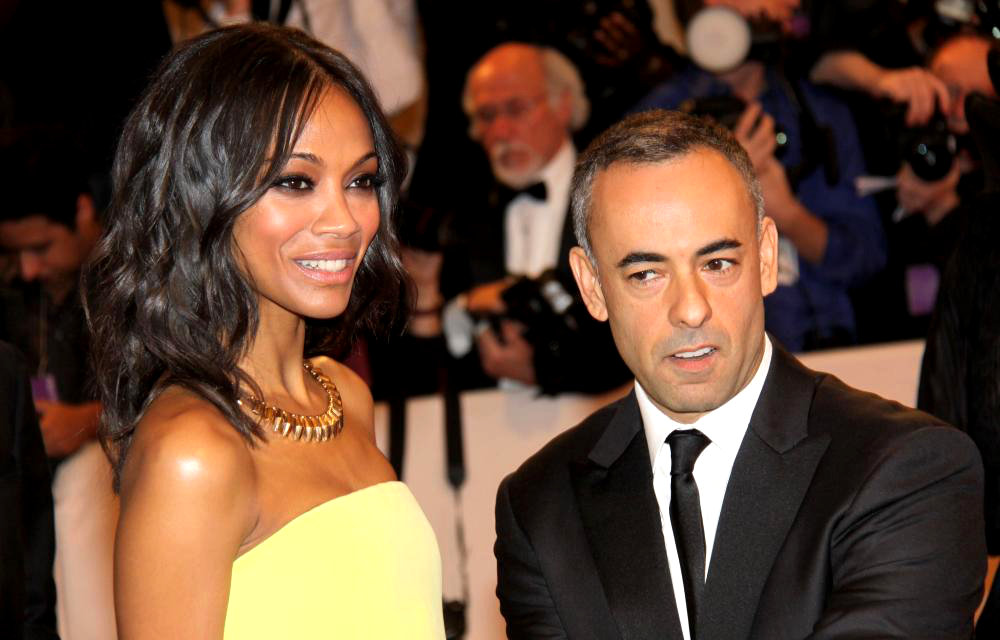 Zoe Saldana;Francisco Costa;<br>Alexander McQueen: Savage Beauty Costume Institute Gala