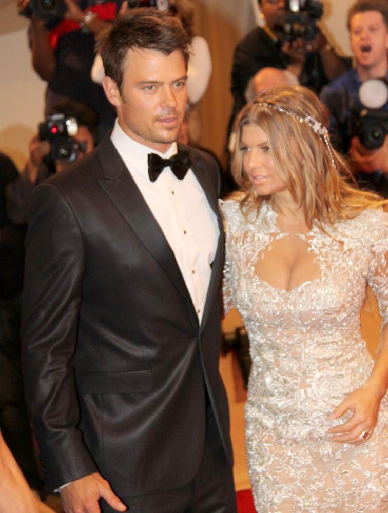 Josh Duhamel;Stacy Ferguson;<br>Alexander McQueen: Savage Beauty Costume Institute Gala
