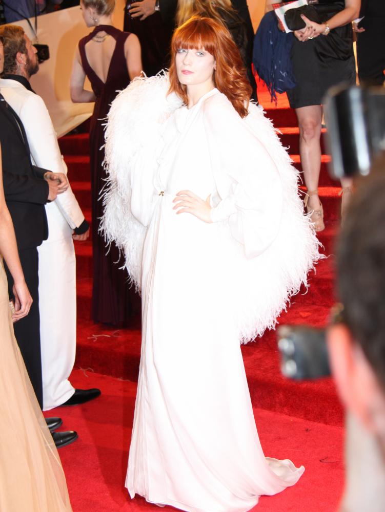 Florence Welch;Florence and the Machine;<br>Alexander McQueen: Savage Beauty Costume Institute Gala