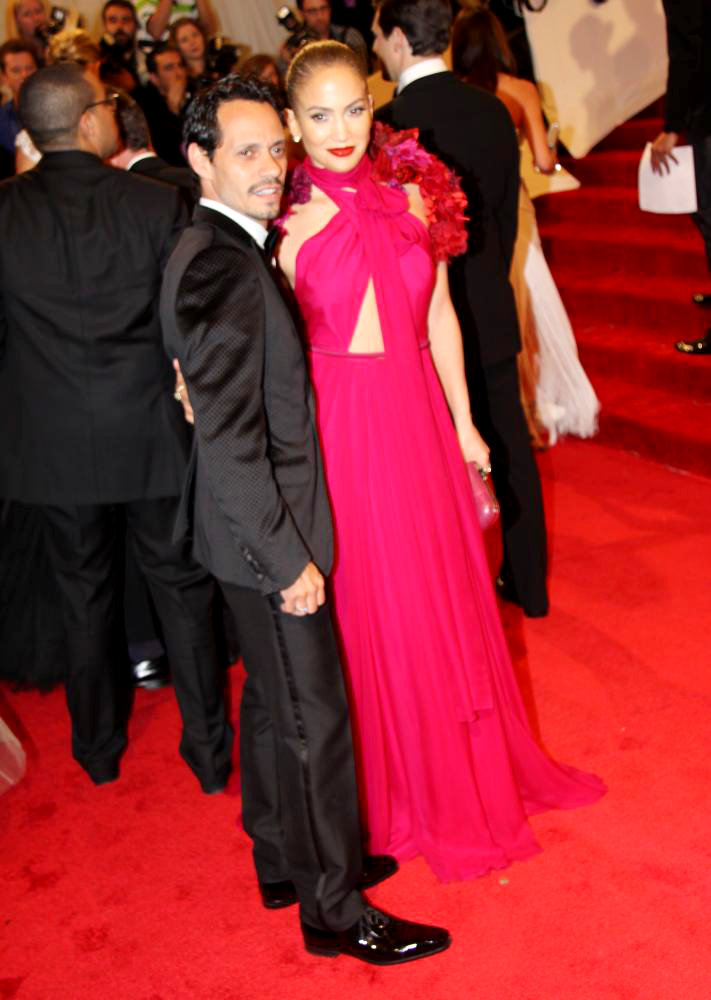 Marc Anthony;Jennifer Lopez;<br>Alexander McQueen: Savage Beauty Costume Institute Gala
