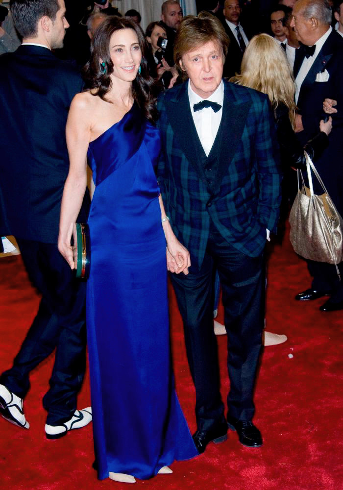 Nancy Shevell;Paul McCartney;<br>Alexander McQueen: Savage Beauty Costume Institute Gala