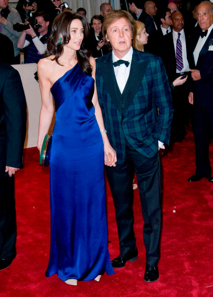 Nancy Shevell;Paul McCartney;<br>Alexander McQueen: Savage Beauty Costume Institute Gala