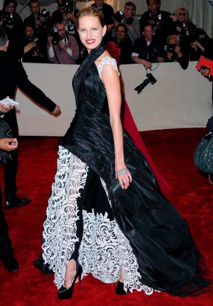 Karolina Kurkova;<br>Alexander McQueen: Savage Beauty Costume Institute Gala