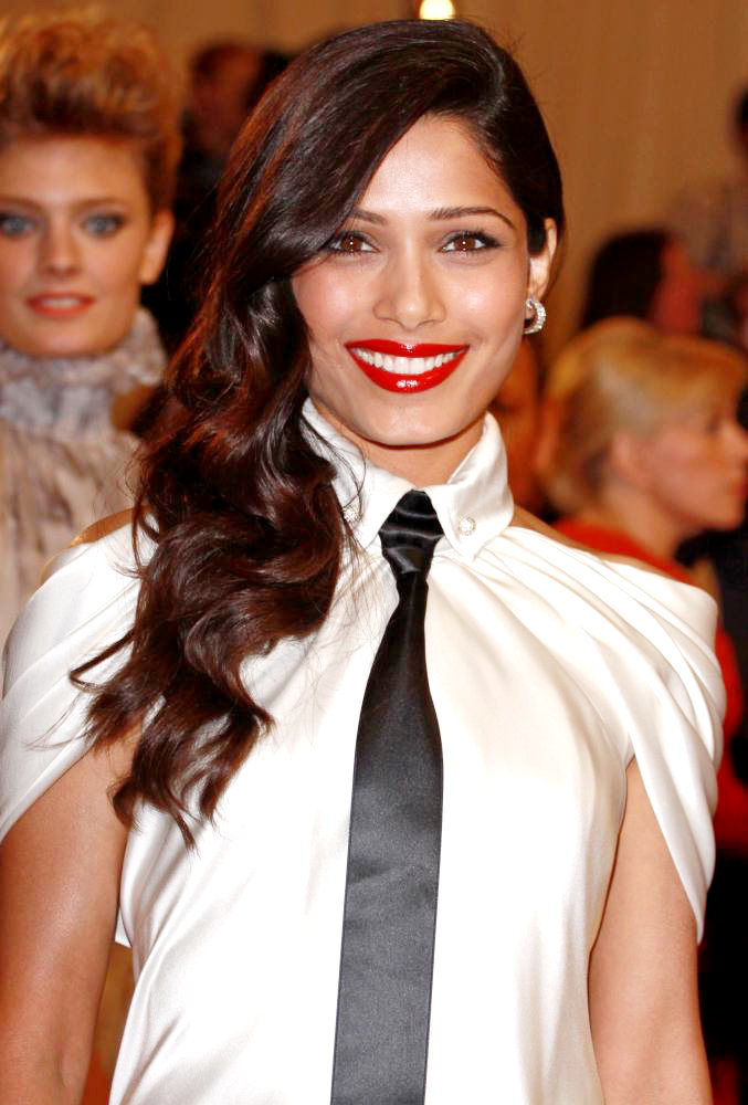 Freida Pinto;<br>Alexander McQueen: Savage Beauty Costume Institute Gala