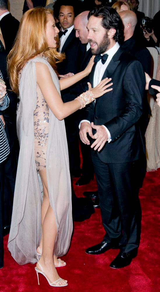 Blake Lively;Paul Rudd;<br>Alexander McQueen: Savage Beauty Costume Institute Gala