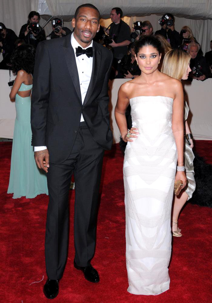 Amar'e Stoudemire;Rachel Roy;<br>Alexander McQueen: Savage Beauty Costume Institute Gala