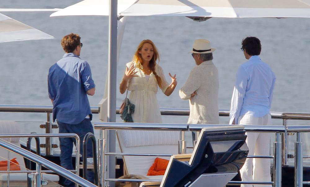 Leonardo DiCaprio;Blake Lively;Steven Spielberg;<br>Blake Lively, Leonardo DiCaprio and Steven Spielberg Enjoy The Sun on A Boat in Cannes