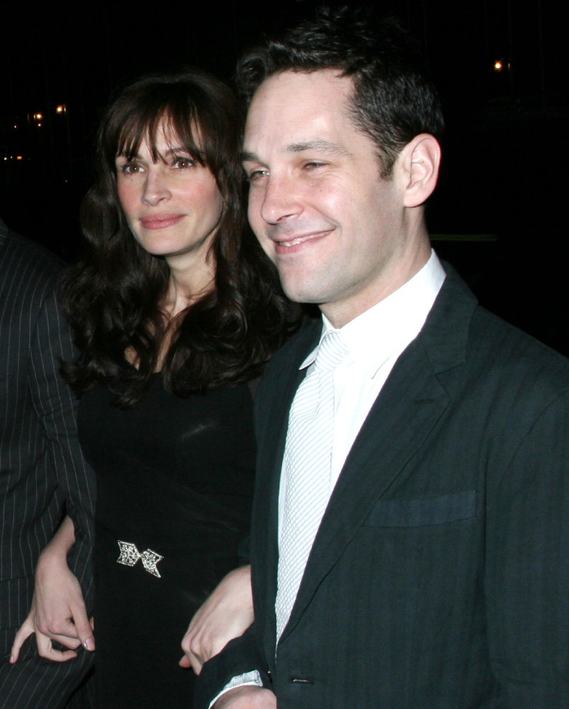 Julia Roberts;Paul Rudd;<br>Opening Night of Julia Roberts' Broadway Play 'Three Days of Rain'
