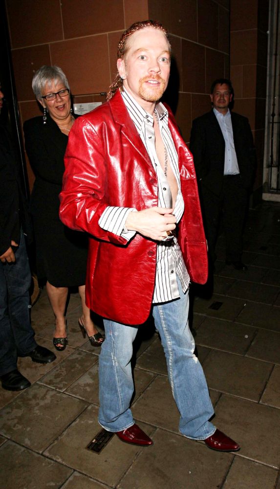 Axl Rose;<br>Axl Rose Leaving Cipriani Restaurant