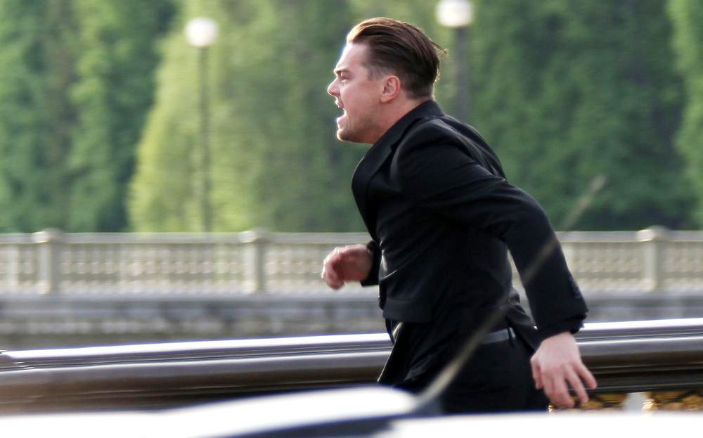 Leonardo DiCaprio;<br>Leonardo DiCaprio on The Bridge Alexandre III for A Scene of Chinese Publicity Film