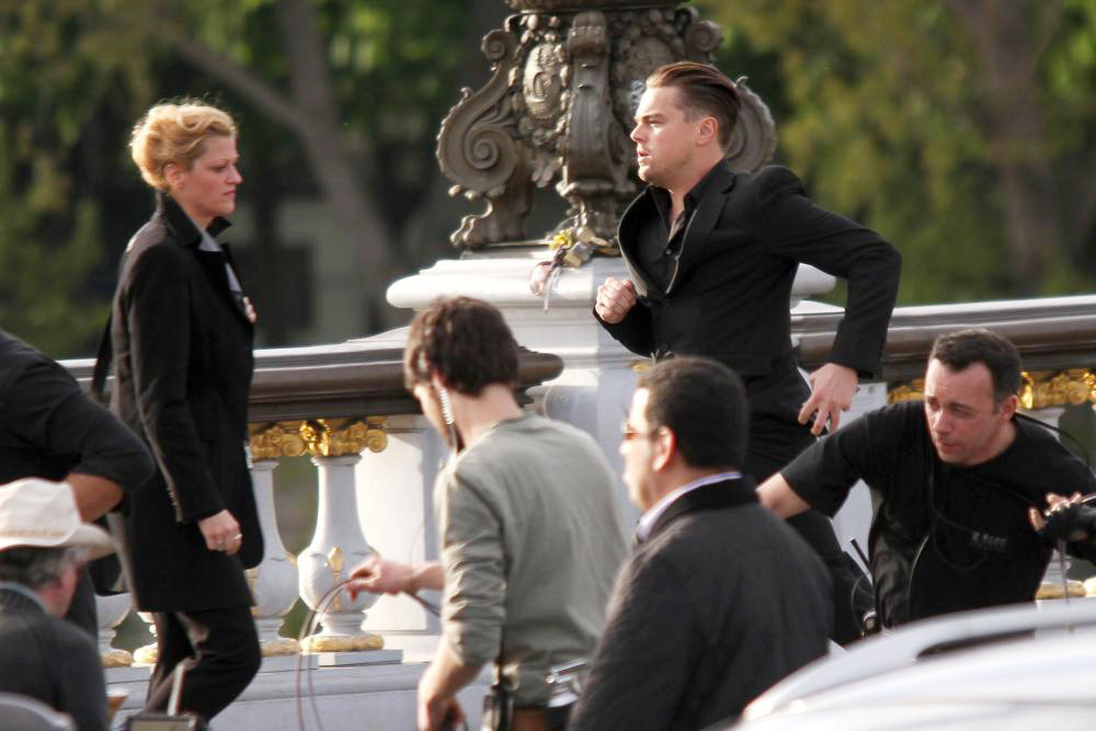 Leonardo DiCaprio;<br>Leonardo DiCaprio on The Bridge Alexandre III for A Scene of Chinese Publicity Film