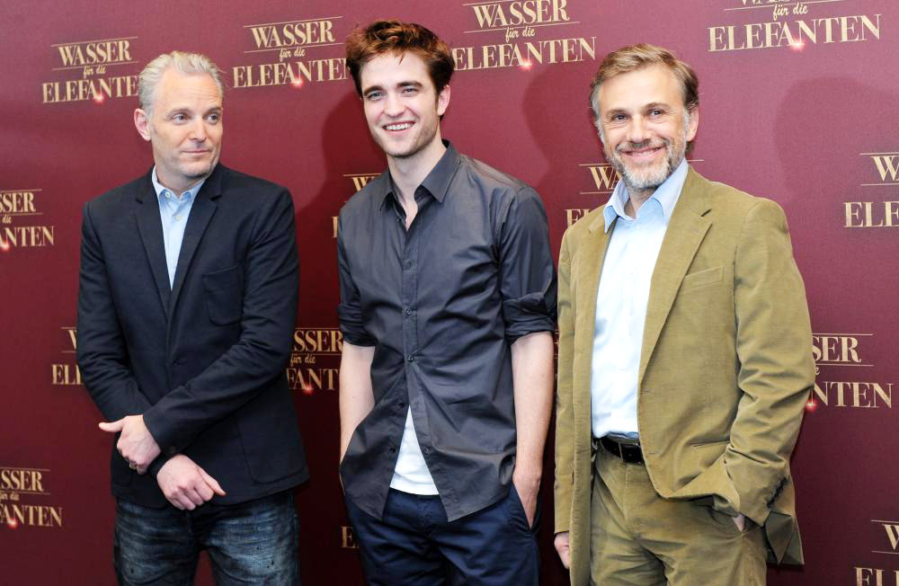 Francis Lawrence;Robert Pattinson;Christoph Waltz;<br>A Photocall for The Movie 