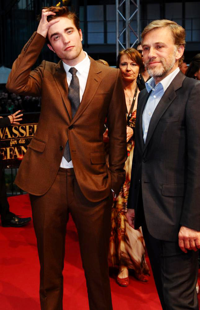 Robert Pattinson;Christoph Waltz;<br>The European Premiere of 'Water for Elephants'