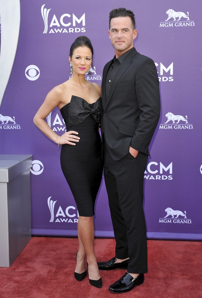 Catherine Werne;David Nail;<br>48th Annual ACM Awards - Arrivals