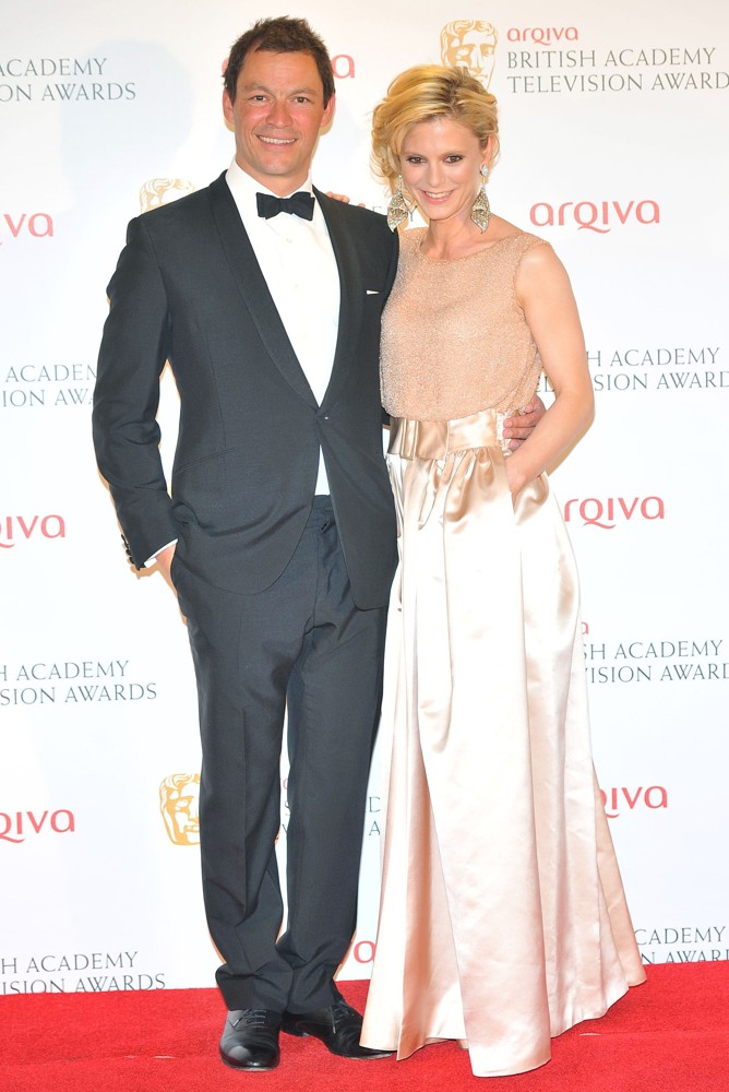 Dominic West;Emilia Fox;<br>The 2012 Arqiva British Academy Television Awards - Winners Board
