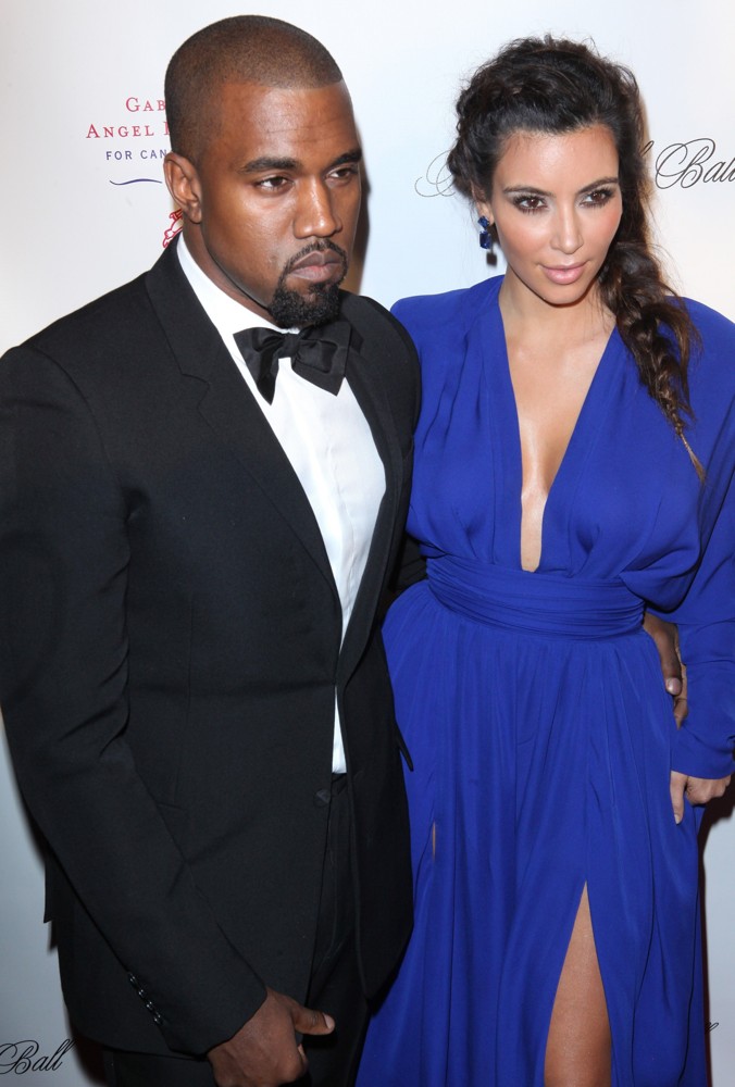 Kanye West;Kim Kardashian;<br>The Angel Ball 2012