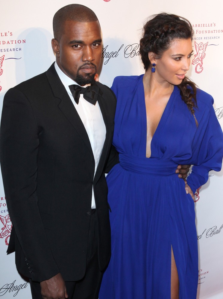 Kanye West;Kim Kardashian;<br>The Angel Ball 2012