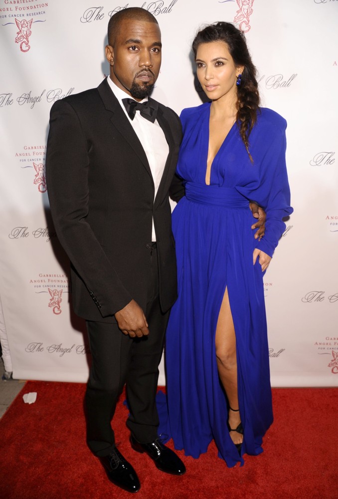 Kanye West;Kim Kardashian;<br>The Angel Ball 2012