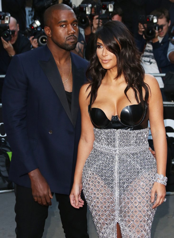 Kanye West;Kim Kardashian;<br>The GQ Awards 2014 - Arrivals