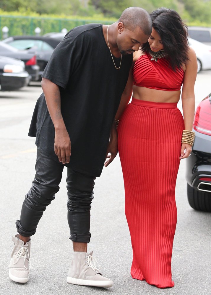 Kanye West;Kim Kardashian;<br>Roc Nation Pre-Grammy Brunch - Arrivals