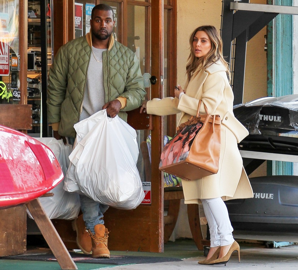 Kim Kardashian and Kanye West Shop at Sport Store