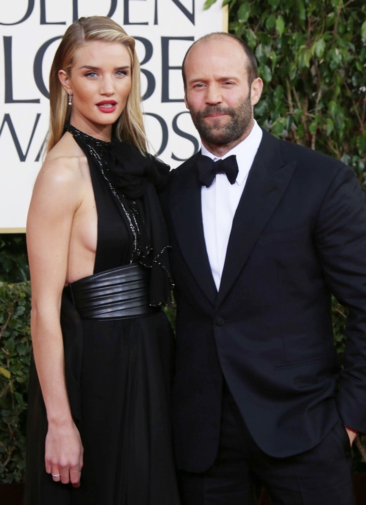 Rosie Huntington-Whiteley;Jason Statham;<br>70th Annual Golden Globe Awards - Arrivals
