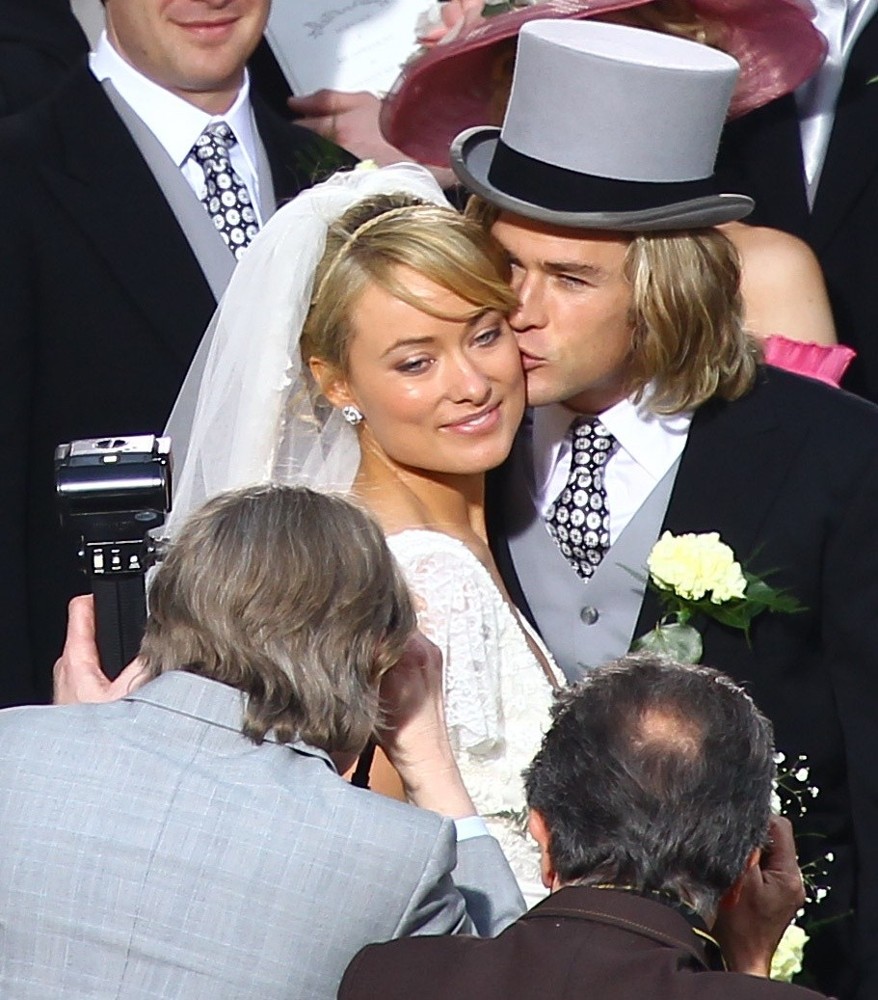 Olivia Wilde;Chris Hemsworth;<br>Filming Takes Place for Rush