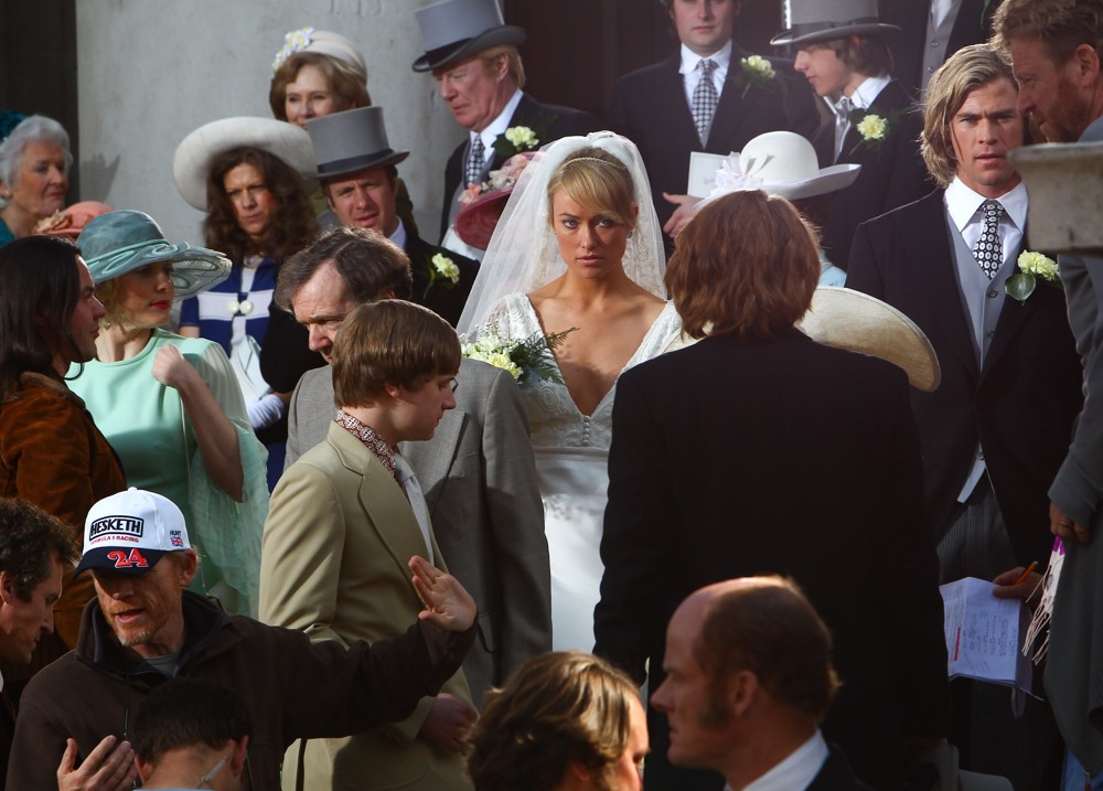 Ron Howard;Olivia Wilde;Chris Hemsworth;<br>Filming Takes Place for Rush