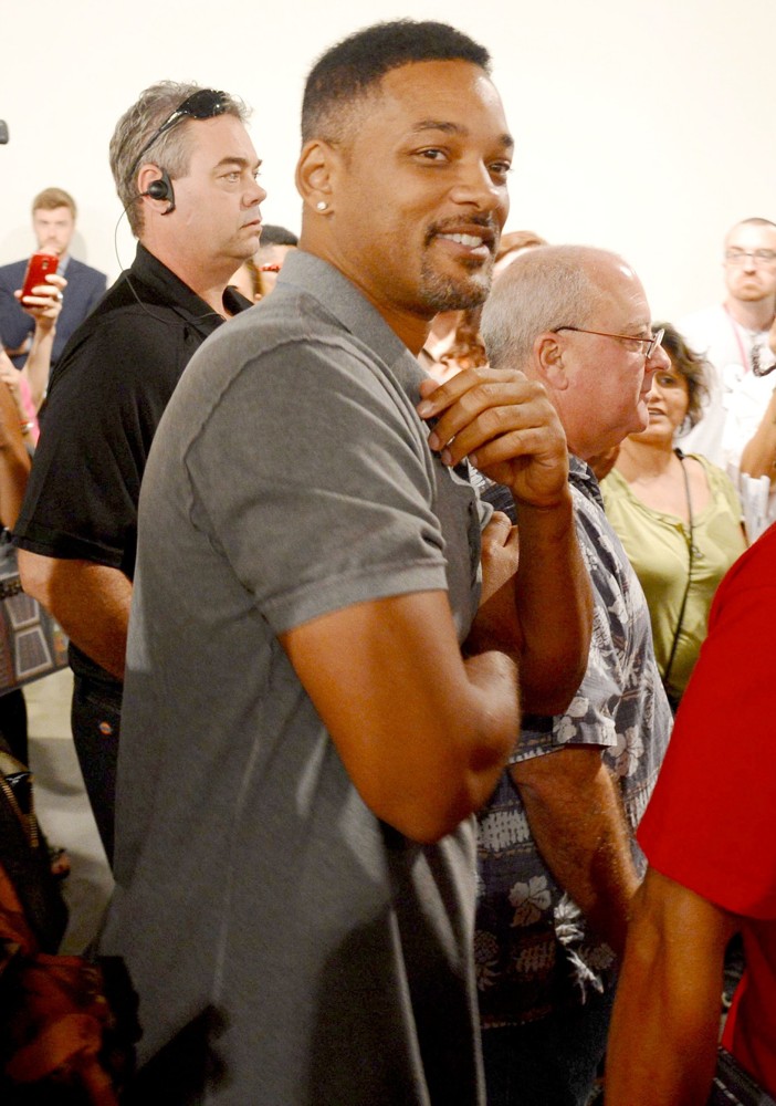Will Smith;<br>Will Smith Spotted with His Son During A Presentation at Art Basel Miami Beach 2012