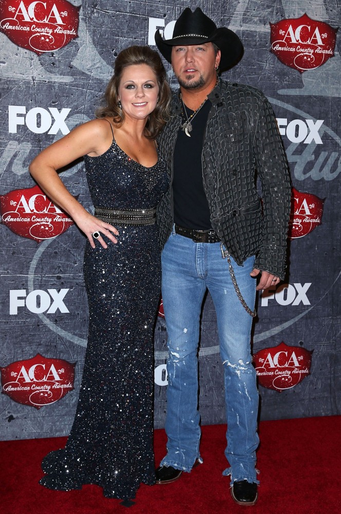 Jessica Williams (II);Jason Aldean;<br>2012 American Country Awards - Arrivals
