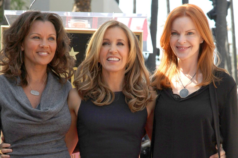 Vanessa Williams;Felicity Huffman;Marcia Cross;<br>Felicity Huffman and William H. Macy Are Honored with Stars at The Hollywood Walk of Fame