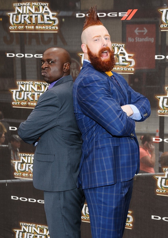 Gary Anthony Williams;Sheamus;<br>Teenage Mutant Ninja Turtles: Out of the Shadows World Premiere - Arrivals