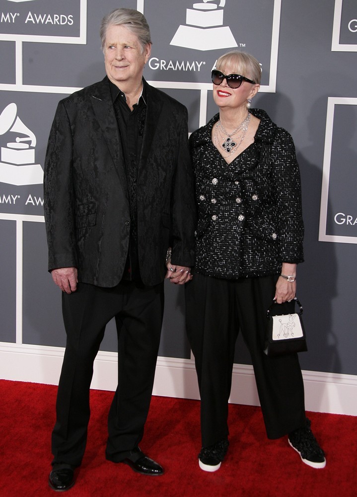 Brian Wilson, Melinda Ledbetter<br>55th Annual GRAMMY Awards - Arrivals