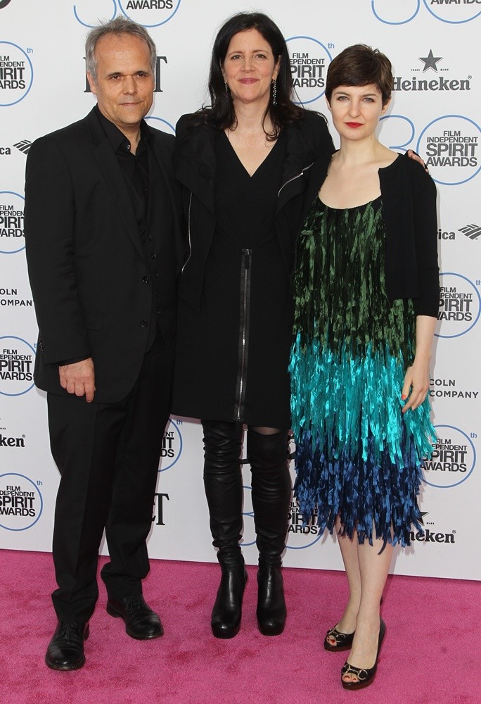 Dirk Wilutzky;Laura Poitras;Mathilde Bonnefoy;<br>30th Film Independent Spirit Awards - Arrivals