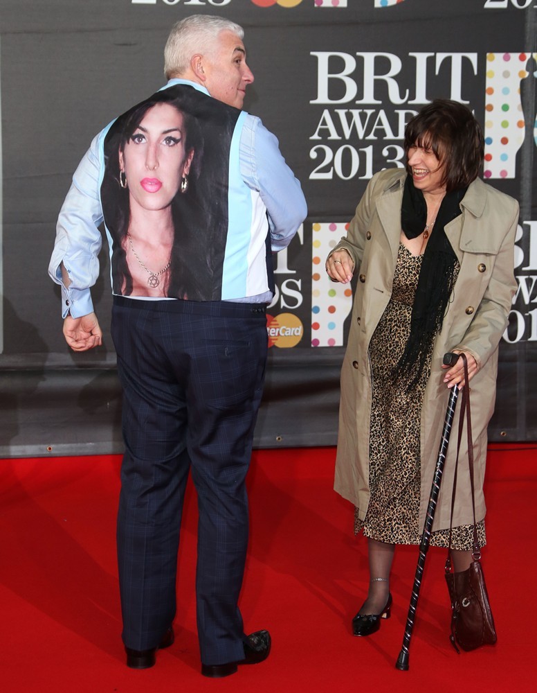 Mitch Winehouse;Janis Winehouse;<br>The 2013 Brit Awards - Arrivals