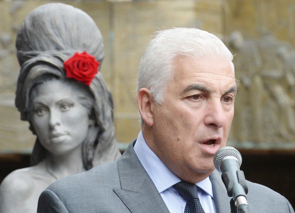Amy Winehouse;Mitch Winehouse;<br>Amy Winehouse Statue Unveiling