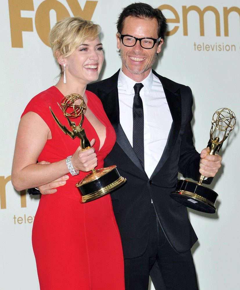 Kate Winslet;Guy Pearce;<br>The 63rd Primetime Emmy Awards - Press Room